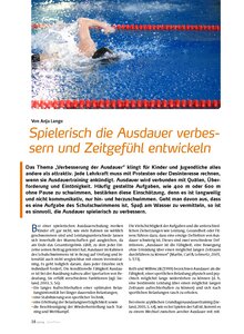 SPIELERISCH DIE AUSDAUER VERBESSERN UND ZEITGEFHL ENTWICKELN