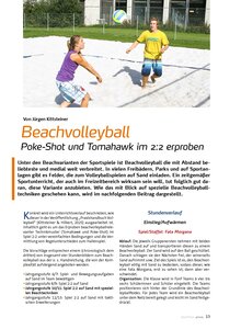 BEACHVOLLEYBALL: POKE-SHOT UND TOMAHAWK IM 2:2 ERPROBEN