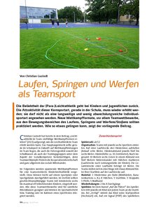 LAUFEN, SPRINGEN UND WERFEN ALS TEAMSPORT