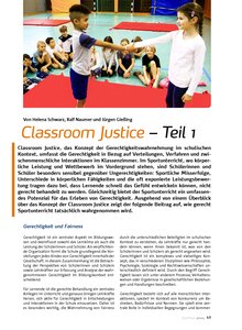 CLASSROOM JUSTICE - TEIL 1