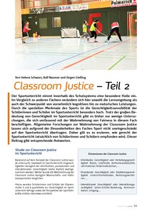 CLASSROOM JUSTICE - TEIL 2
