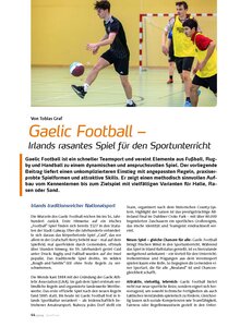 GAELIC FOOTBALL - IRLANDS RASANTES SPIEL FR DEN SPORTUNTERRICHT