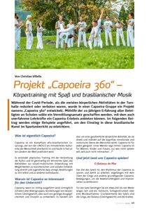 PROJEKT CAPOEIRA 360 - KRPERTRAINING MIT SPASS UND BRASILIANISCHER MUSIK