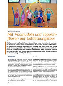 MIT POOLNUDELN UND TEPPICHFLIESEN AUF ENTDECKUNGSTOUR