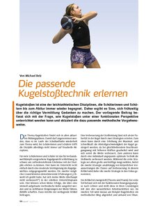 Auf diesem Bild sehen Sie das Produktbild f�r DIE PASSENDE KUGELSTOSSTECHNIK ERLERNEN