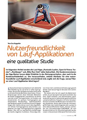 NUTZERFREUNDLICHKEIT VON LAUF-APPLIKATIONEN EINE QUALITATIVE STUDIE