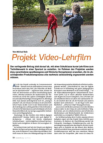 PROJEKT VIDEO-LEHRFILM