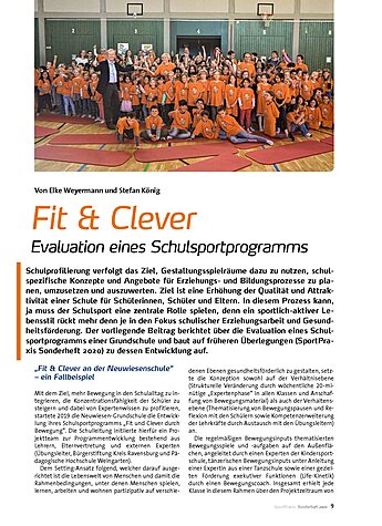 FIT & CLEVER EVALUATION EINES SCHULSPORT- PROGRAMMS