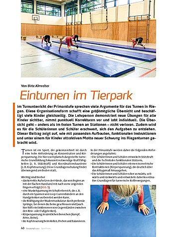 EINTURNEN IM TIERPARK