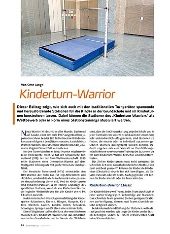 KINDERTURN-WARRIOR