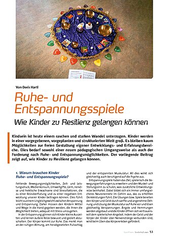 RUHE- UND ENTSPANNUNGSSPIELE WIE KINDER ZU RESILIENZ GELANGEN KNNEN