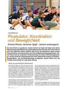 MUSKULATUR, KOORDINATION UND BEWEGLICHKEIT ANIMAL MOVES