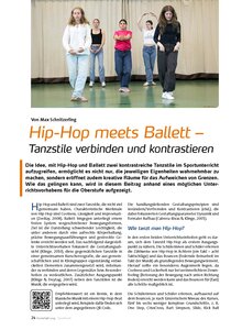 HIP-HOP MEETS BALLETT