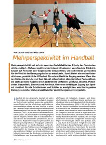 MEHRPERSPEKTIVITT IM HANDBALL