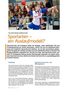 SPORTARTEN - EIN AUSLAUFMODELL?