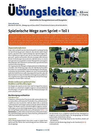 BUNGSLEITER-PAKET SPRINTTRAINING